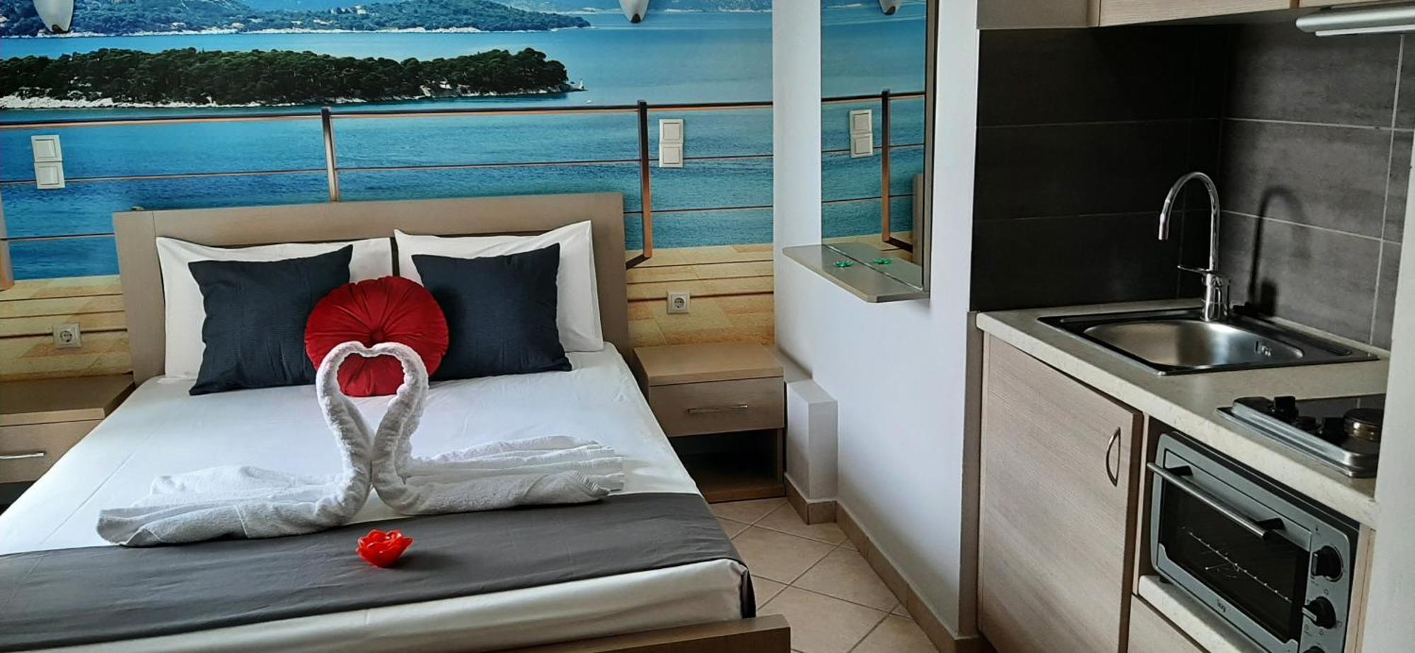 Blue Bay Apartments Sívota 部屋 写真